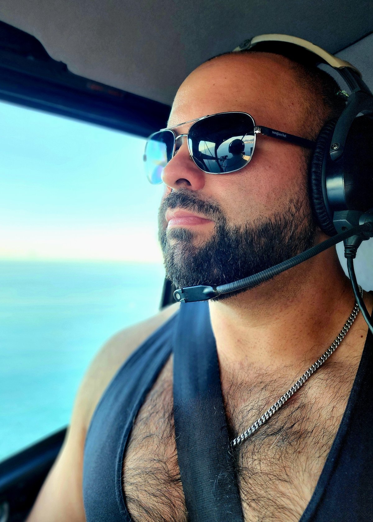 Renzo in helicopter over Rio — June 2025